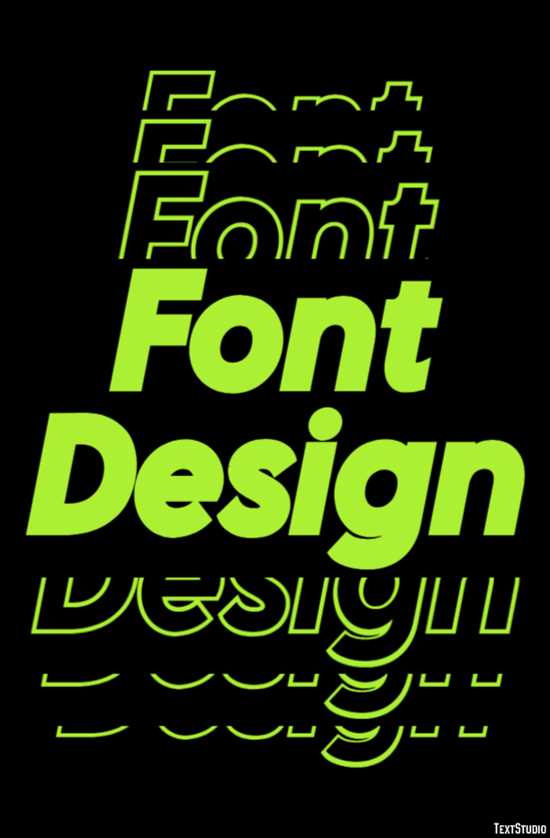 Font Design Text Effect