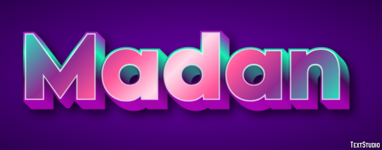 Madan Text effect