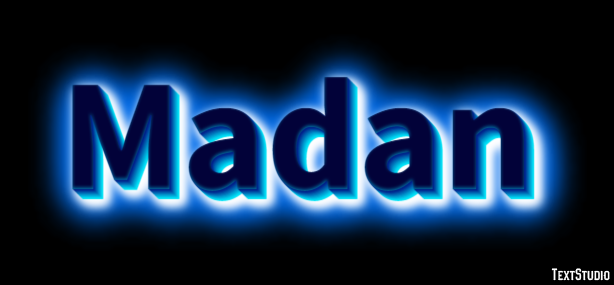 Madan Text effect