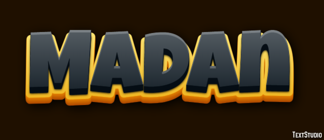 Madan Text effect