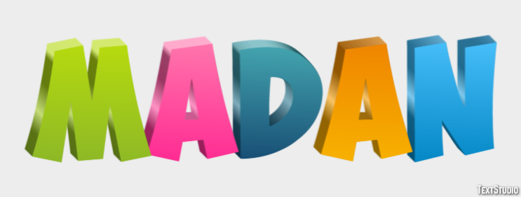 Madan Text Effect