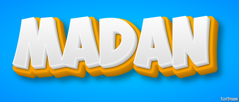 Madan Text effect