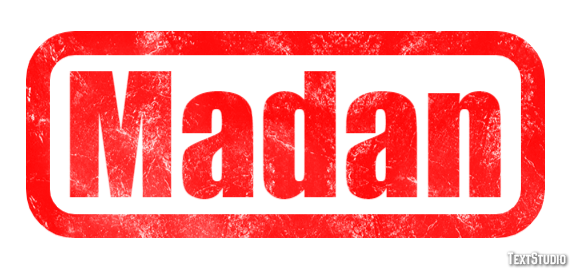Madan Text effect