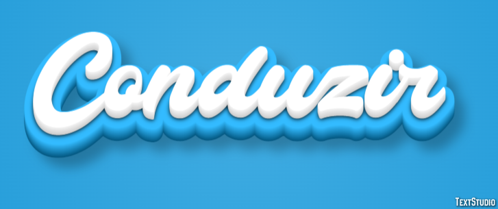 Conduzir テキスト効果