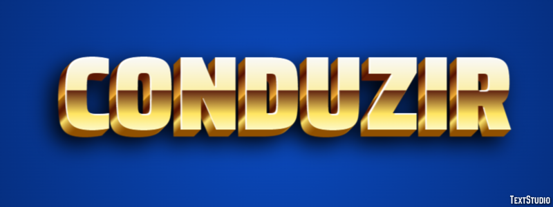 Conduzir テキスト効果