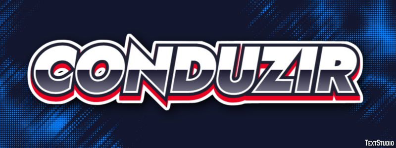 Conduzir テキスト効果