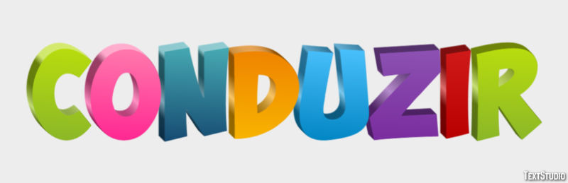 Conduzir テキスト効果