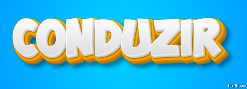 Conduzir テキスト効果