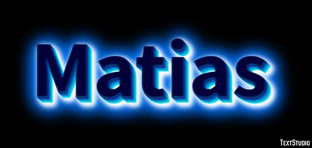 Matias Text Effect