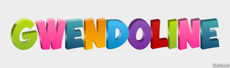 Gwendoline Texteffekt
