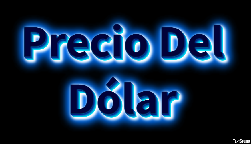 Precio Del Dólar Efeito de texto