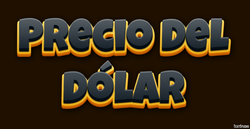 Precio Del Dólar Efeito de texto