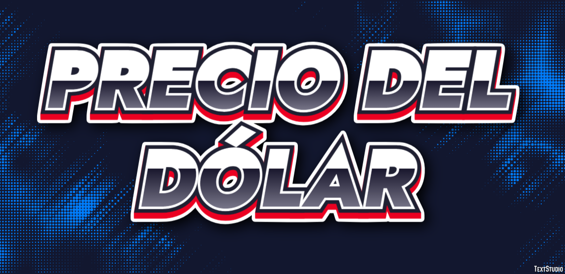 Precio Del Dólar Efeito de texto