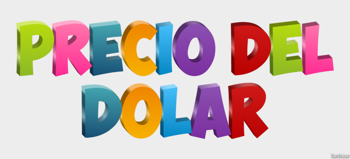 Precio Del Dólar Efeito de texto