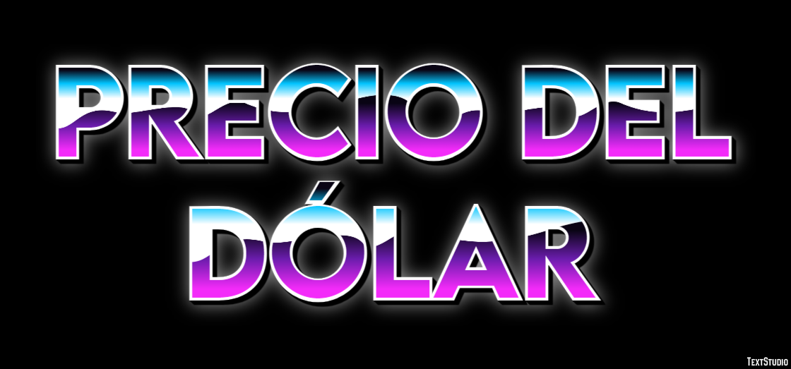 Precio Del Dólar Efeito de texto
