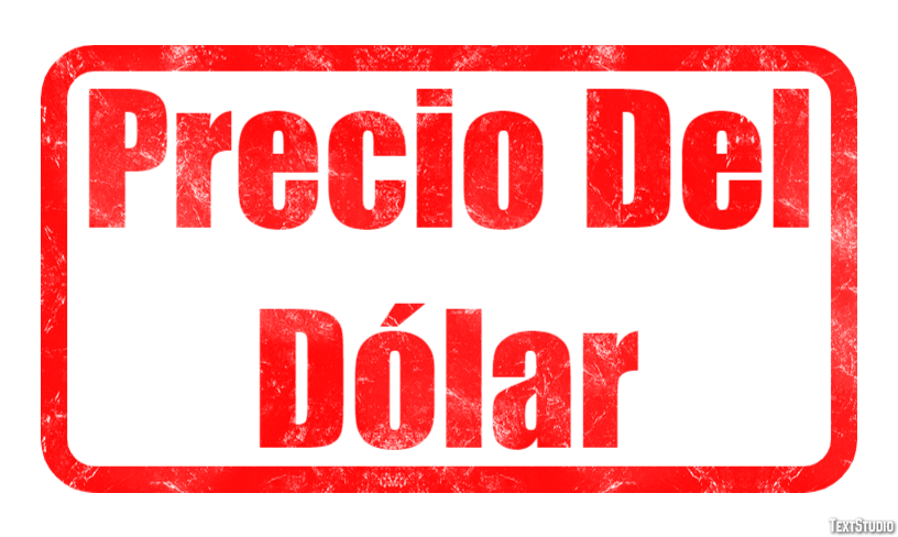 Precio Del Dólar Efeito de texto