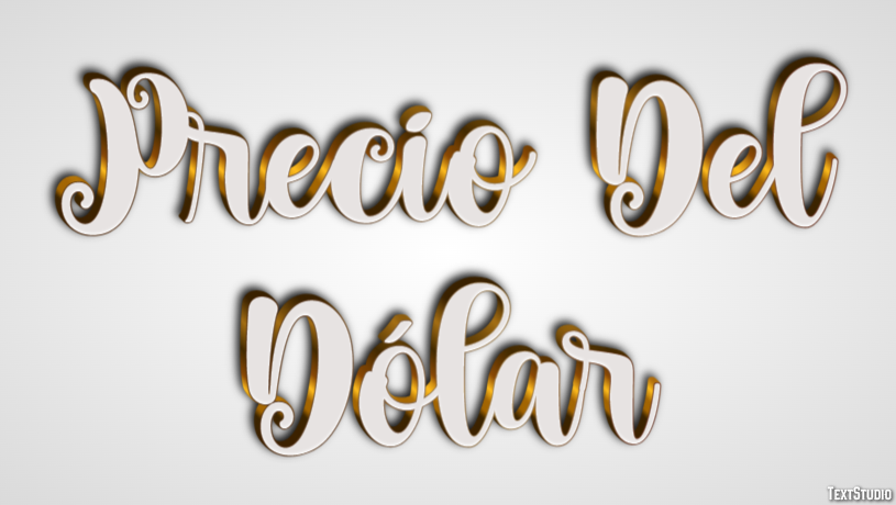 Precio Del Dólar Efeito de texto