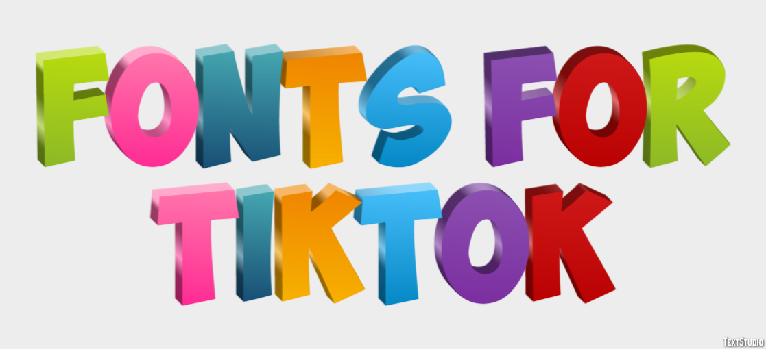 Fonts For Tiktok Efekt tekstowy