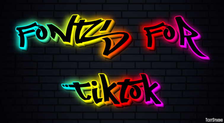 Fonts For Tiktok Efekt tekstowy