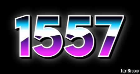 1557 Tekst Effect