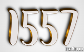 1557 Tekst Effect