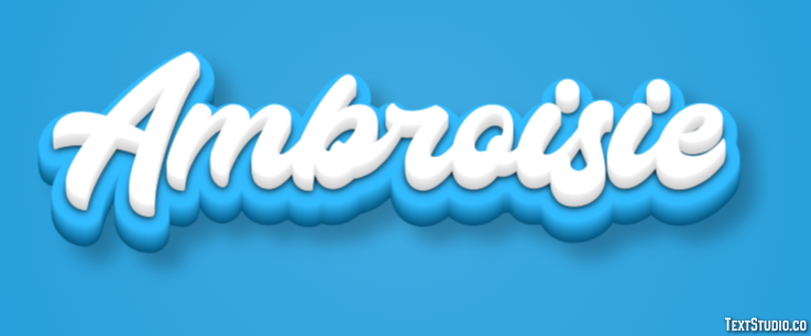 Ambroisie Efecto de texto