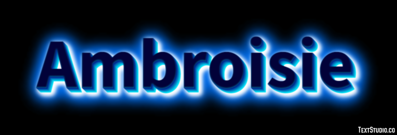 Ambroisie Efecto de texto