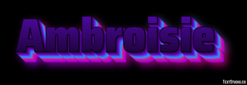 Ambroisie Efecto de texto