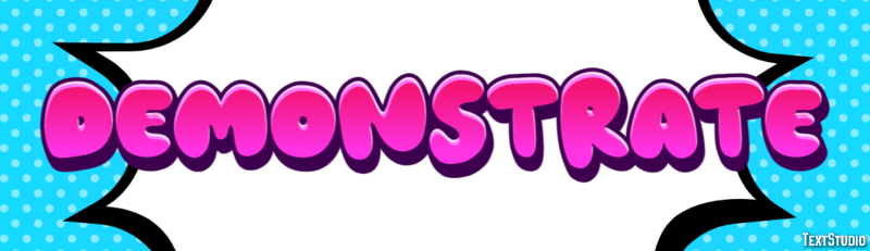 Demonstrate Text Effect