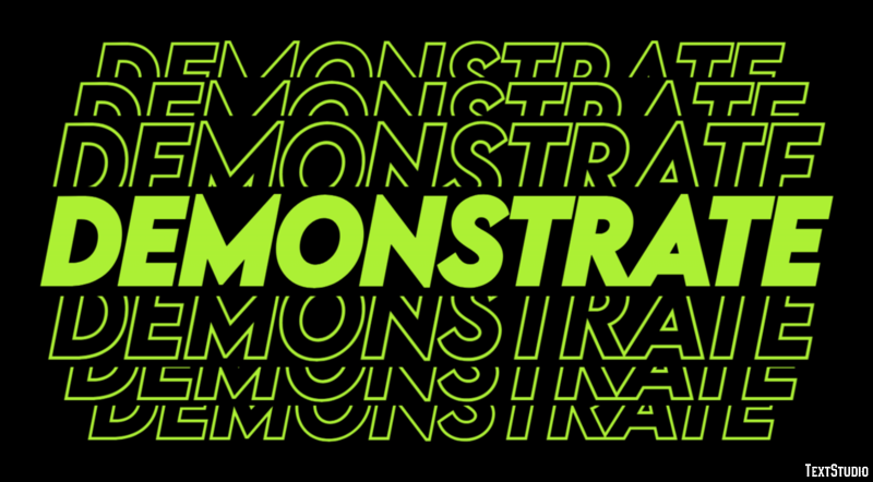 Demonstrate Text Effect