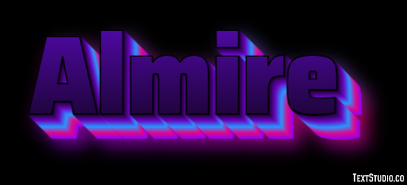 Almire Texteffekt