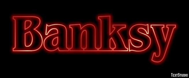 Banksy Efeito de texto