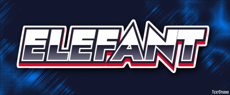 Elefant テキスト効果