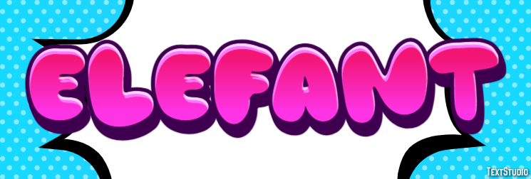 Elefant Effet de texte