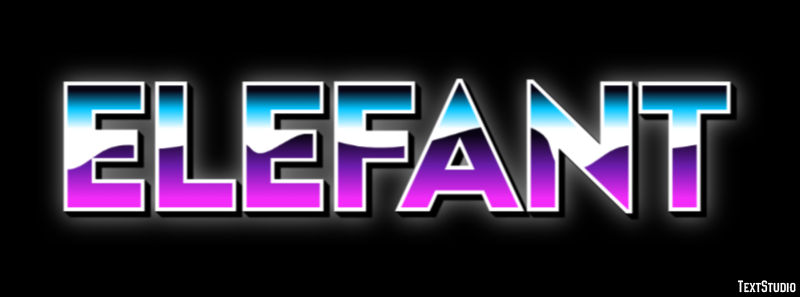 Elefant テキスト効果