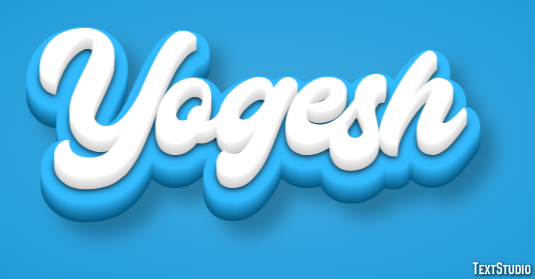 Yogesh Text Effect
