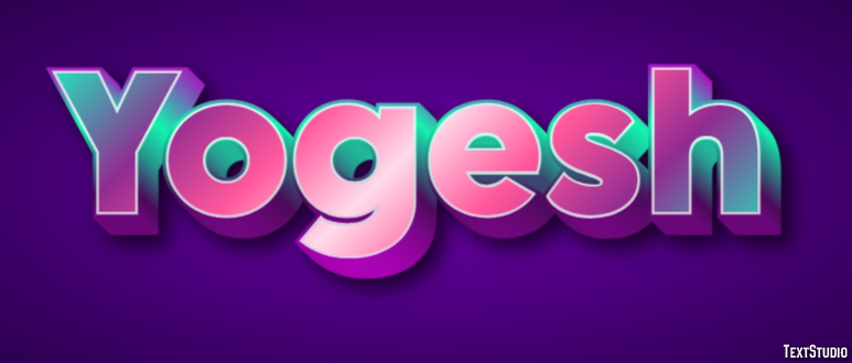 Yogesh Text Effect