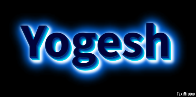 Yogesh Text effect