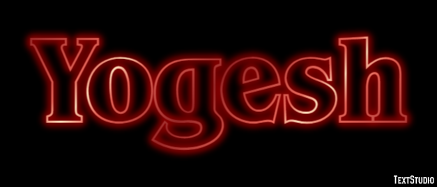 Yogesh Text effect