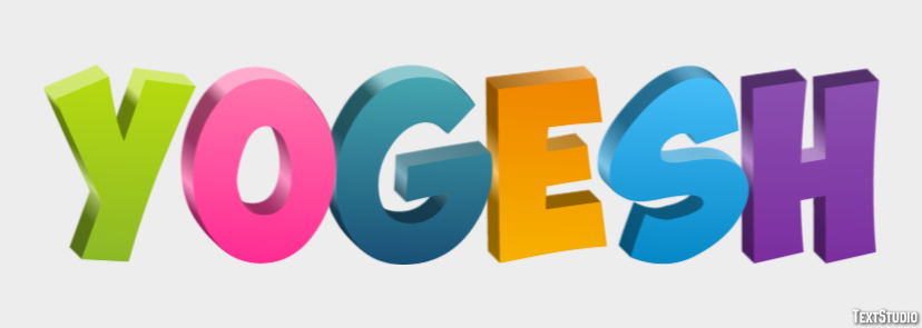 Yogesh Text Effect