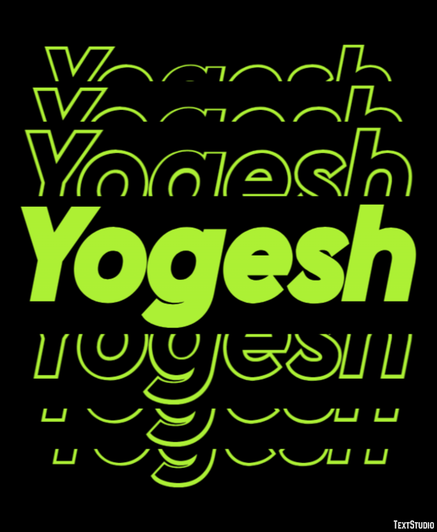 Yogesh Text Effect