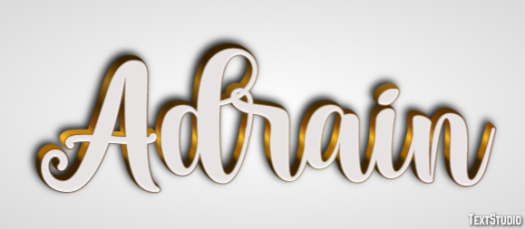 Adrain Text Effect
