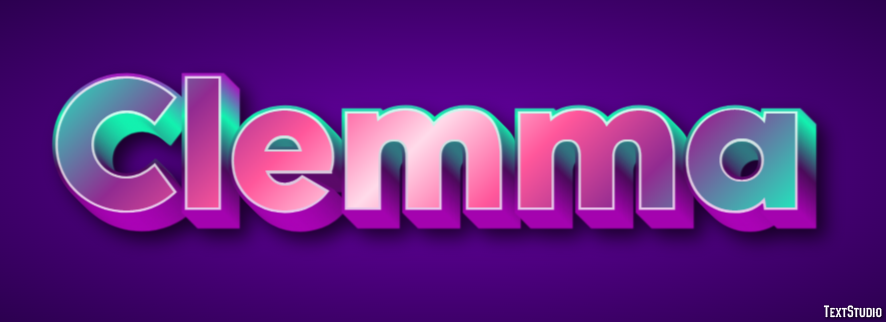 Clemma Text effect
