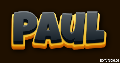 Paul テキスト効果