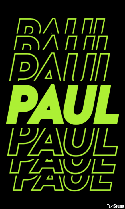Paul Texteffekt