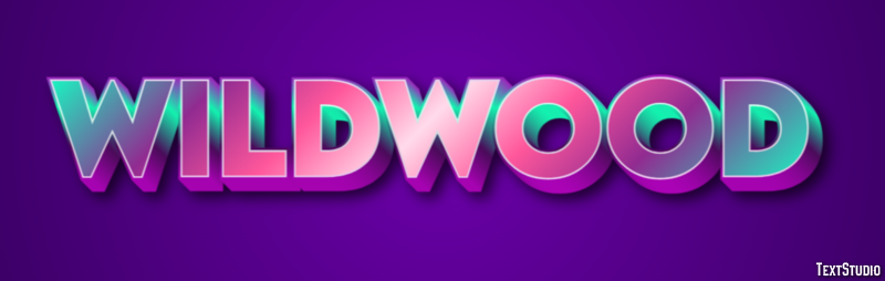 Wildwood テキスト効果