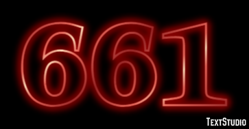661 Text effect