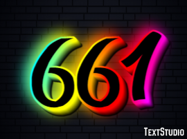 661 Text effect