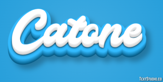 Catone Effetto testo