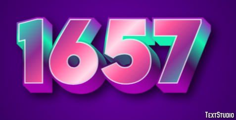 1657 Text Effect